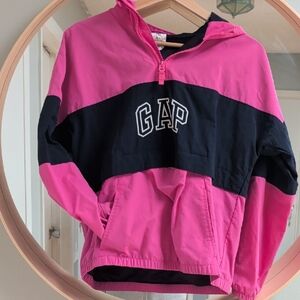 GAP Pink and Black Kids Raincoat